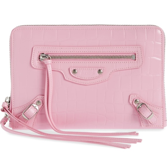 Neo Balenciaga croc embossed leather crossbody bag - Picture 4 of 15